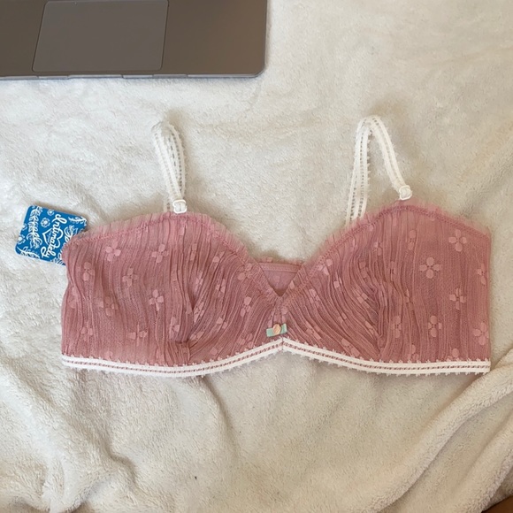 Free People Other - Free People Pink Lace Bralette